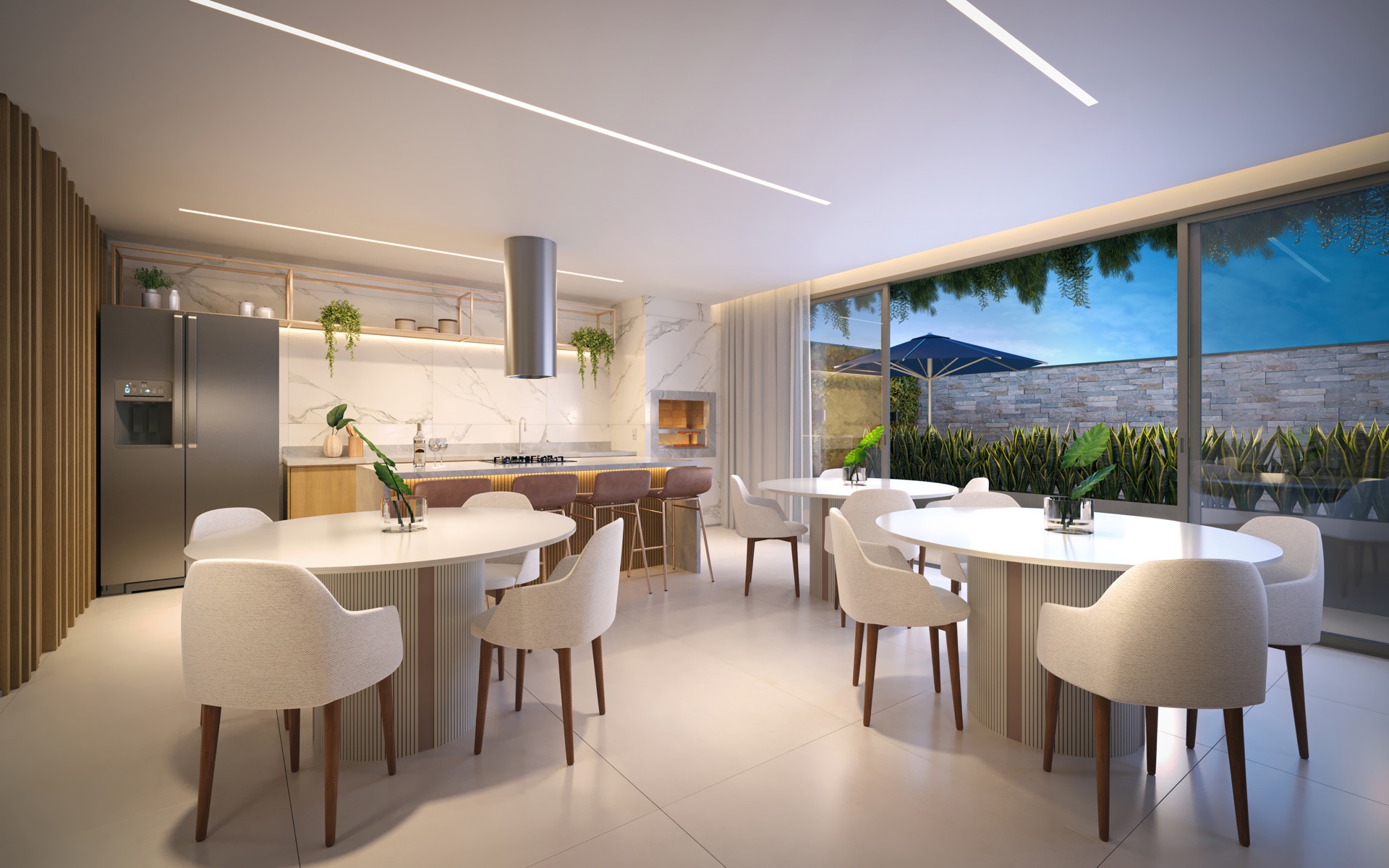 Le Brise Residence — Salão de Festas